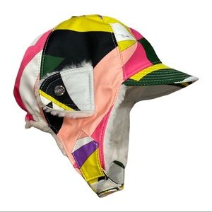 Emillio Pucci  Fur lined Trapper ear flap hat
